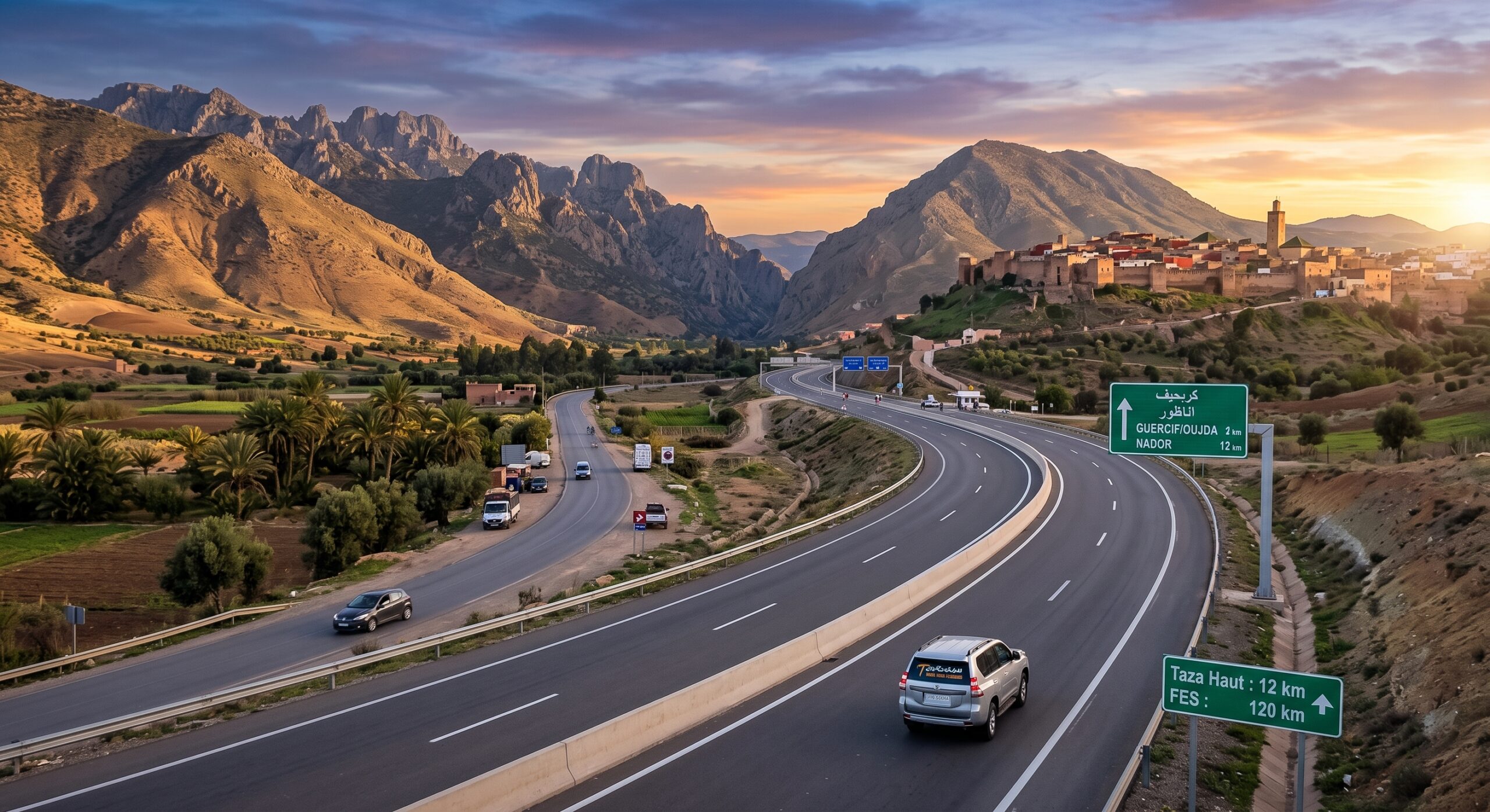 Taza Gap Mountain Road Pass Morocco
